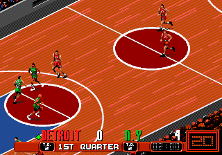 David Robinson's Supreme Court screenshot 3 for Sega Genesis